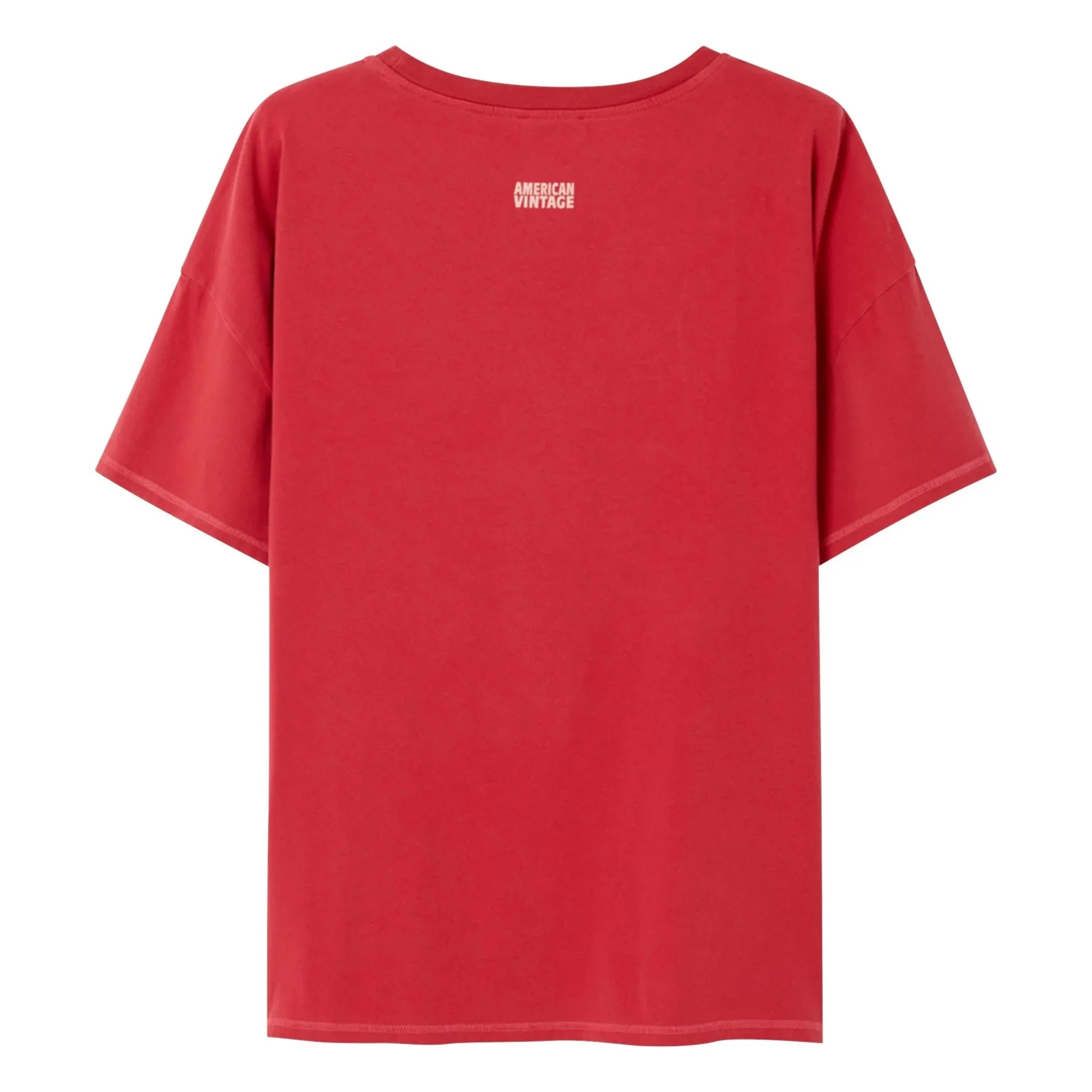 American Vintage - Pymaz Cotton T-Shirt | Poppy