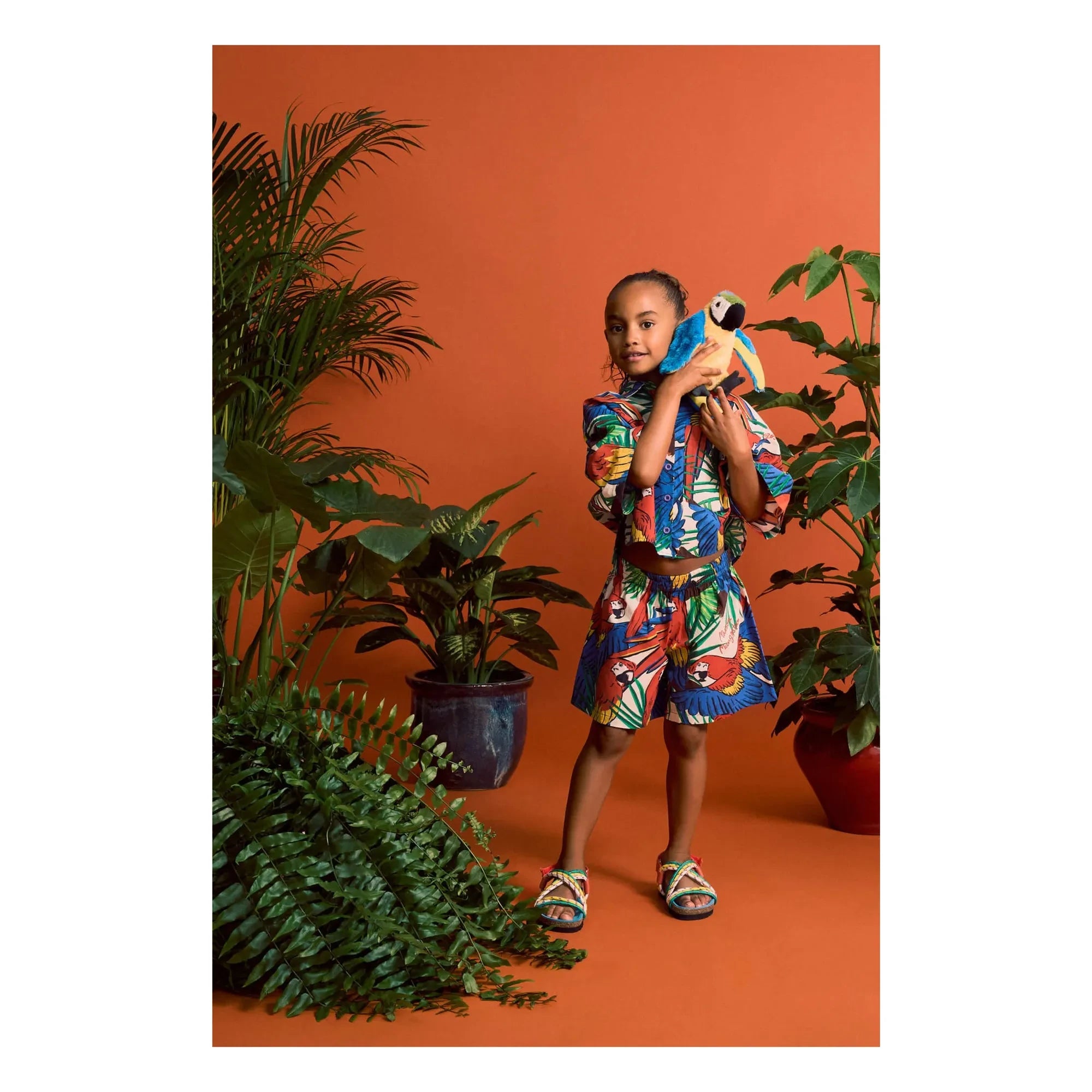 Maison Mangostan - Parrot Shorts | Blue