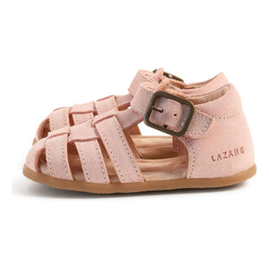 Lazare - Ernest Suede Sandals | Dusty Pink