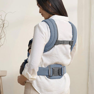 BabyBjorn Harmony Woven Melange - Blue-Baby Carriers-Blue-One Size | Natural Baby Shower