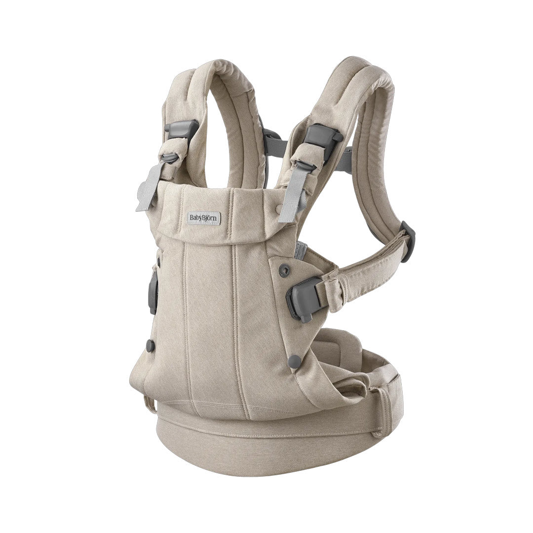 BabyBjorn Harmony Woven Melange - Light Beige-Baby Carriers-Light Beige-One Size | Natural Baby Shower
