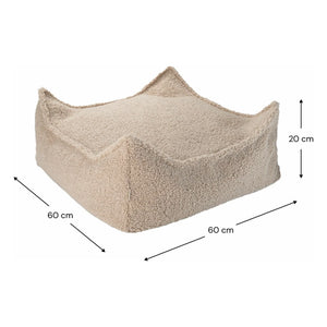Wigiwama - Teddy Ottoman | Beige