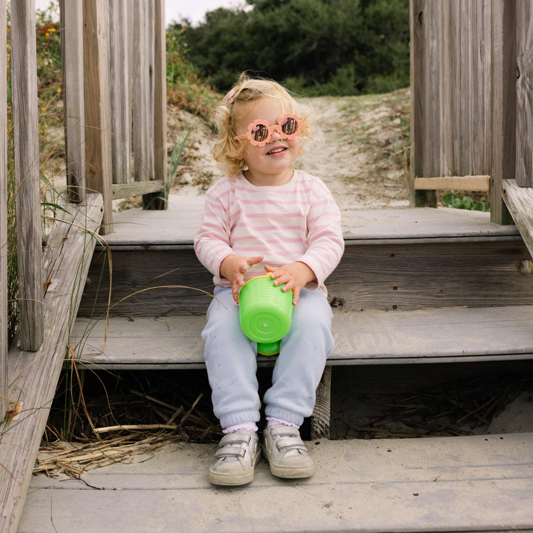 Babiators Polarised Flower Sunglasses - Peachy Keen-Sunglasses-Peachy Keen-0-2 (Junior) | Natural Baby Shower