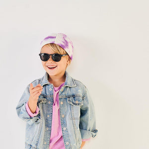 Babiators Polarised Keyhole Sunglasses - Jet Black Smoke-Sunglasses- | Natural Baby Shower