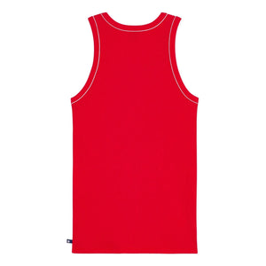 Petit Bateau - Red Ribbed Tank Top