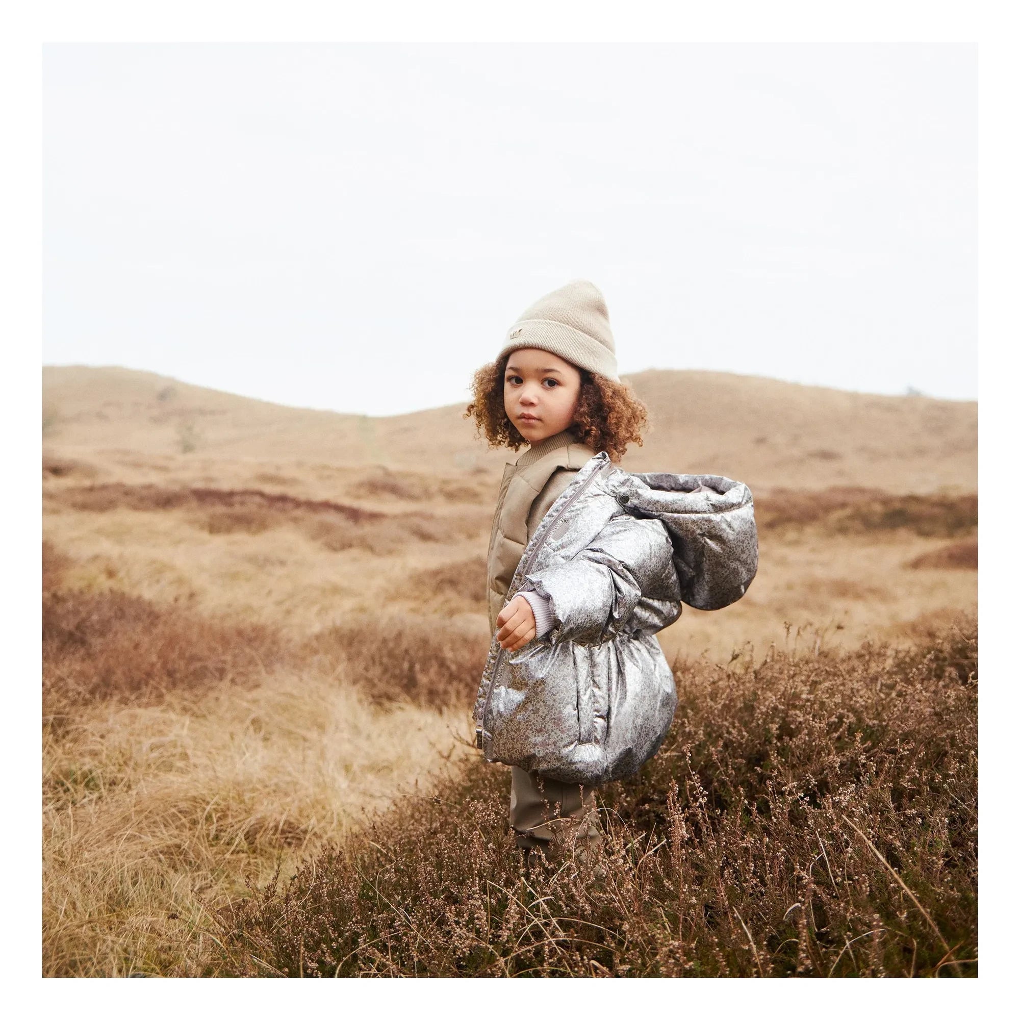 Wheat - Recycled Fiber Filled Coat | Silver