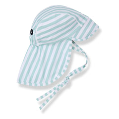 1+ in the family - Eivissa Striped Hat | Almond Green
