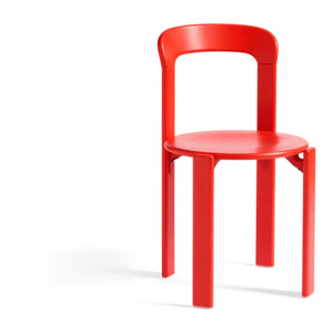 Hay - Rey Lacquered Wooden Chair - Bruno Rey | Red