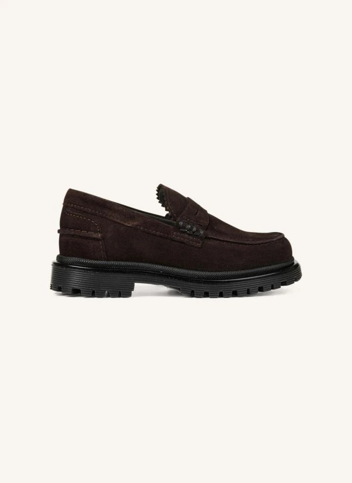 Angulus - Brown Suede Loafer Moccasins