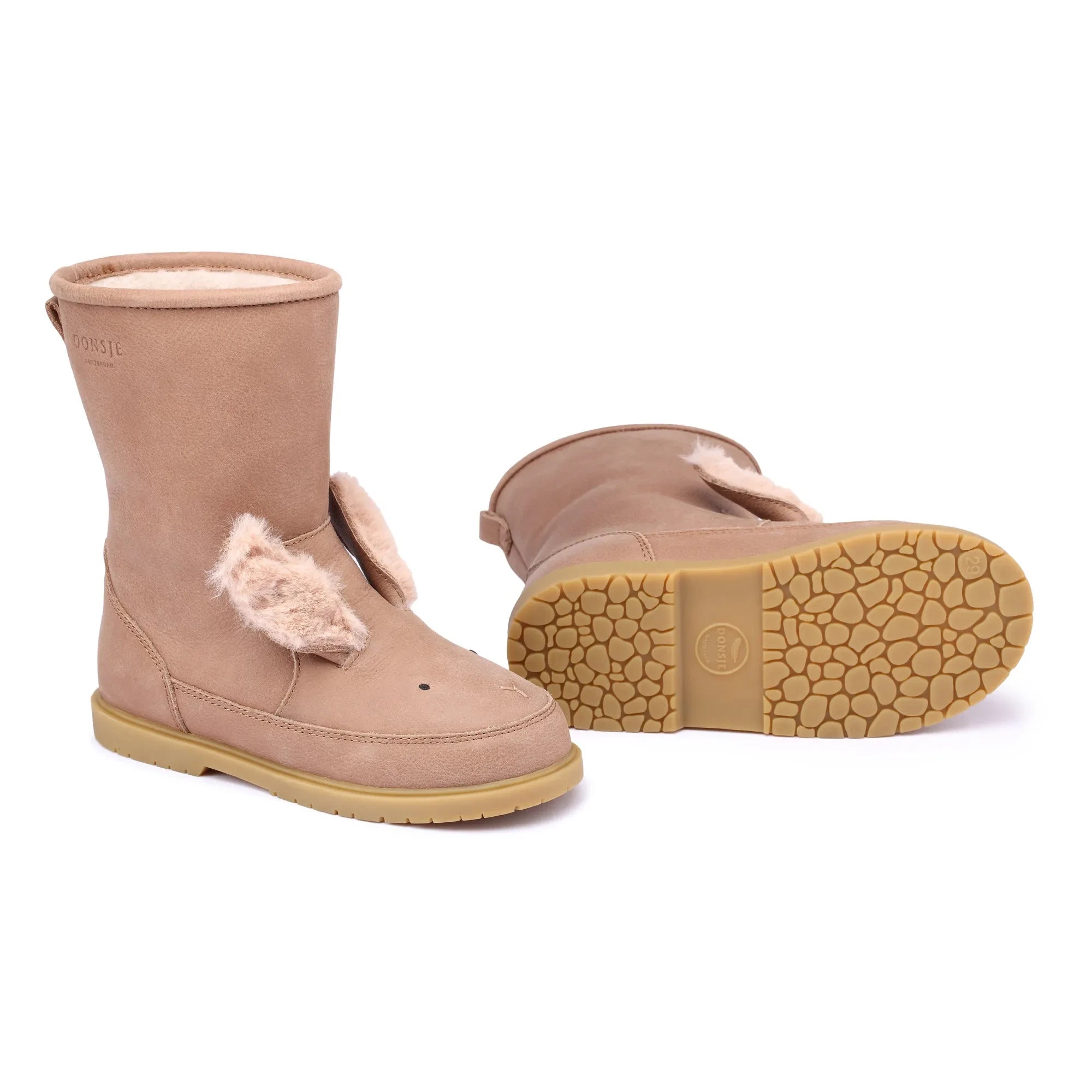 Donsje - Wadudu Exclusive Bunny Plush Boot | Pink