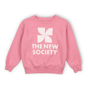 the new society - Mykonos Logo Sweatshirt | Candy Pink