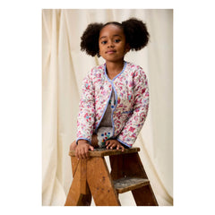 Louise Misha - Astrid Fleurie Organic Cotton Quilted Jacket | Cream