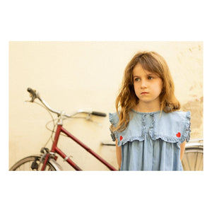 Louis Louise - Célestine Chambray Dress | Light Blue