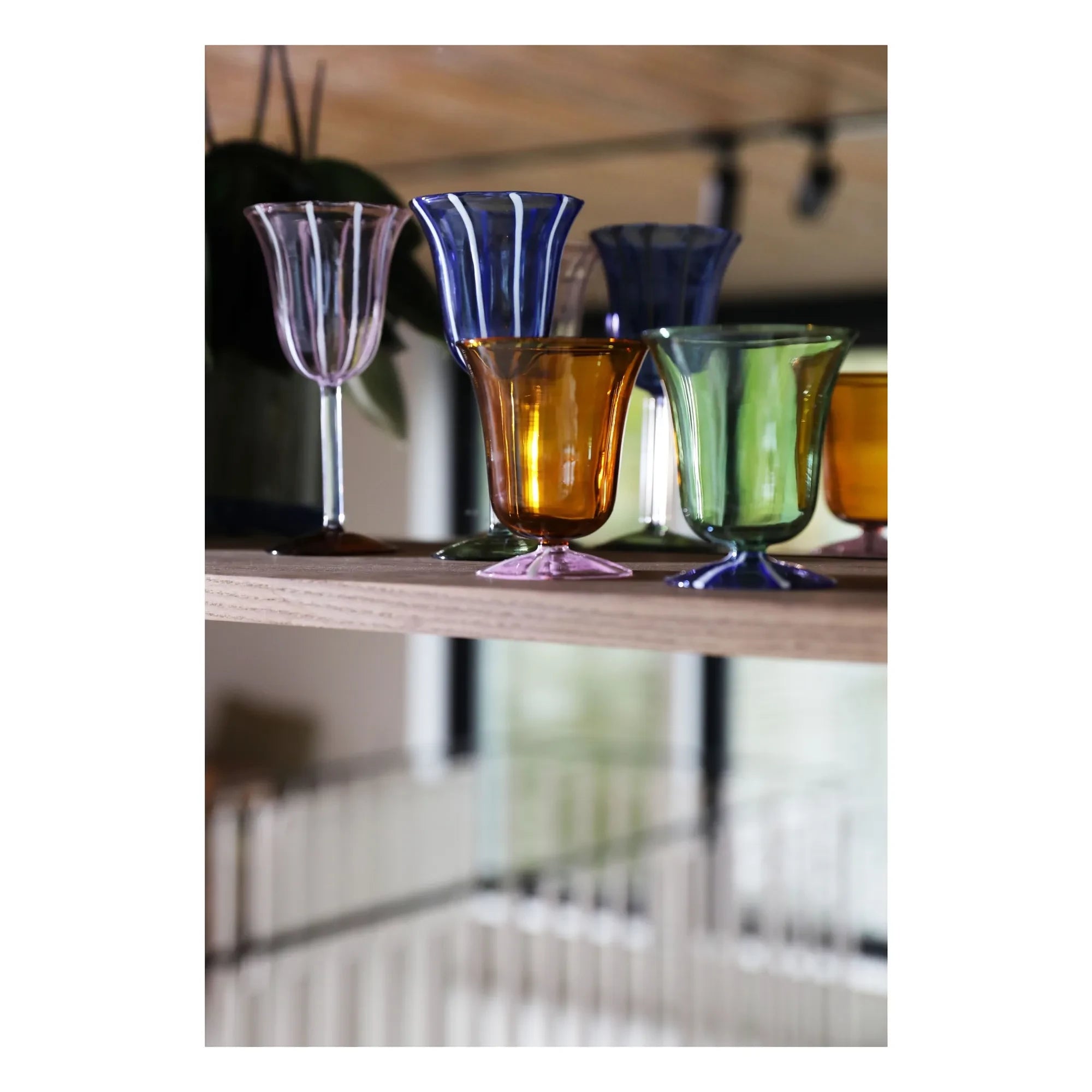 &Klevering - Home Wine Glasses - 2-Piece Set | Pink