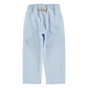 Piupiuchick - Flat Elastic Jeans | Light Blue