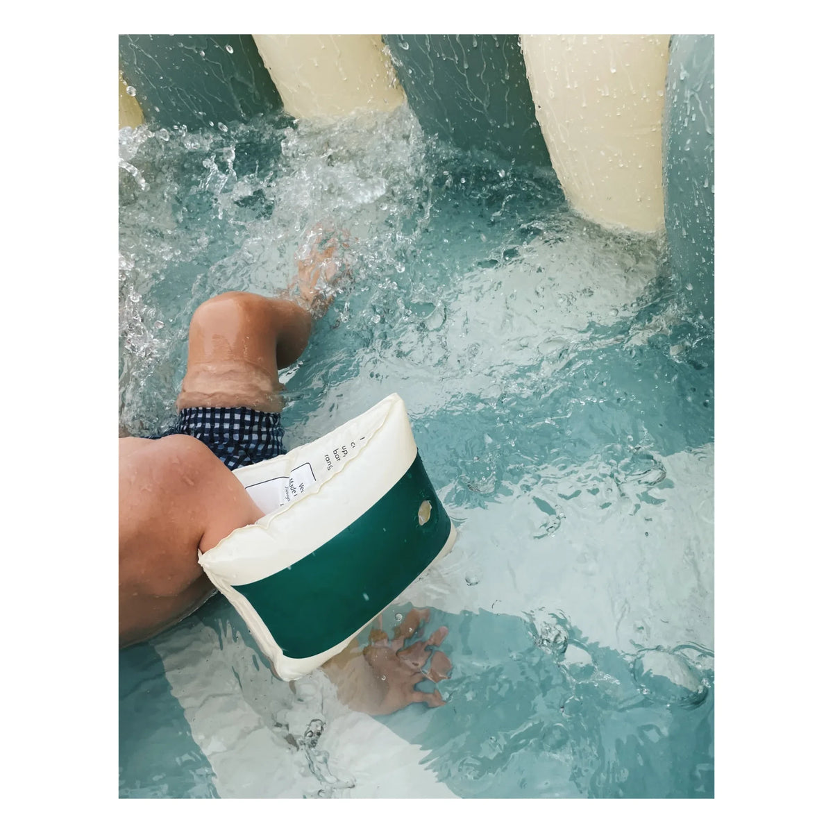 Petites Pommes - Alice Inflatable Pool | Dark Green