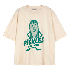 Bobo Choses - Mr. Pickles Organic Cotton T-Shirt | Cream