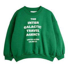 Mini Rodini - Sweat Travel Agency Organic Cotton | Green