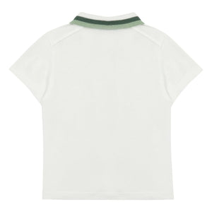 Tartine et Chocolat - Dinosaur Polo | Ecru