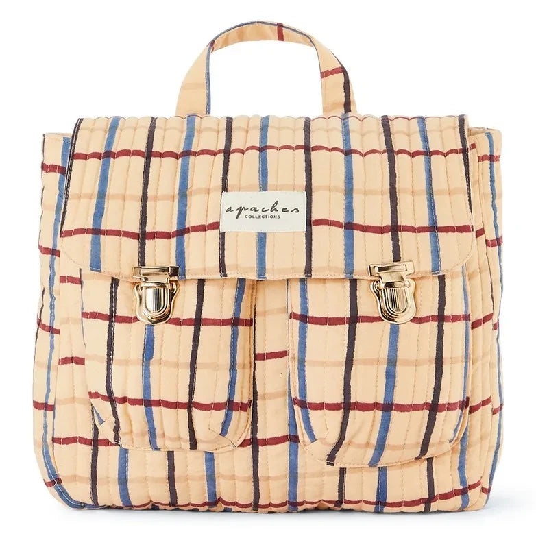 Apaches - Suji Carreaux Backpack | Beige
