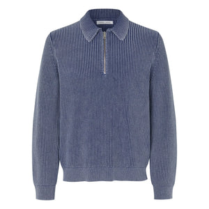 Samsoe Samsoe - Polo Neck Sweater | Steel
