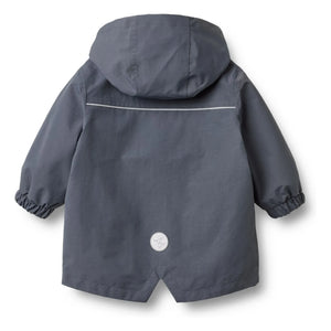 Wheat - Alke Recycled Fiber Parka | Grey Blue