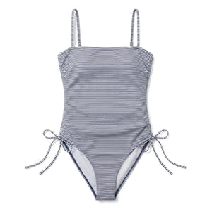 Smallable Woman - Rachel Striped Swimsuit | Navy Blue