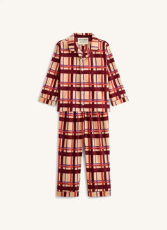 Apaches - Pavan Tartan Pajama | Pink