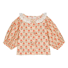 Hello Simone - Pia Floral Blouse | Apricot