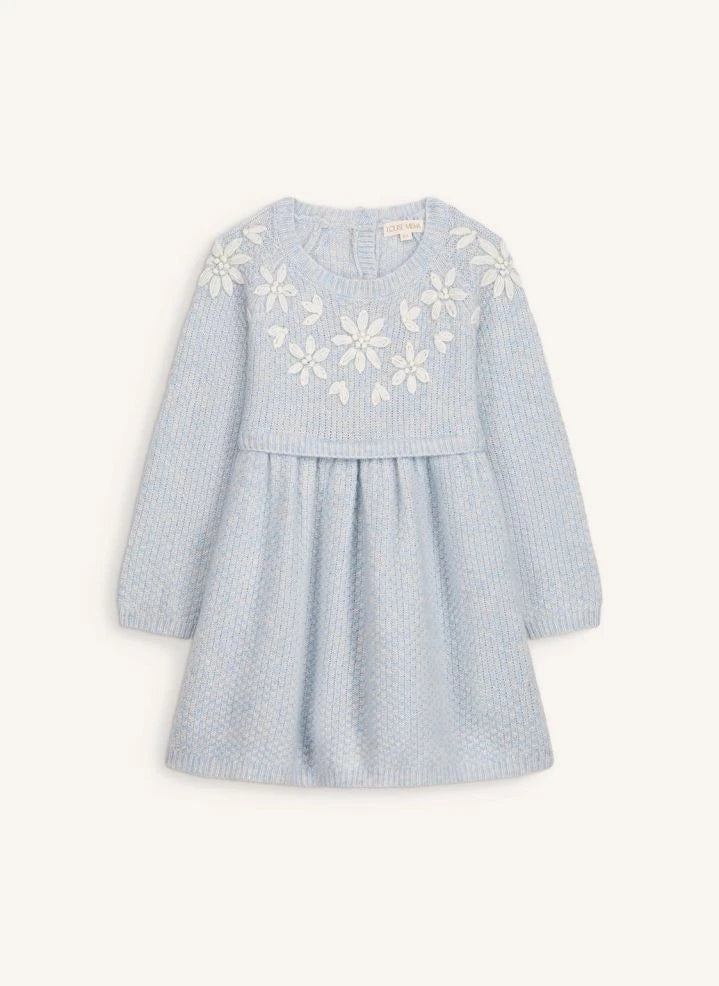 Louise Misha - Lyndia Alpaca dress | Light blue