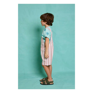 Favorite People - Lasagna Striped Short Jumpsuit | Pink