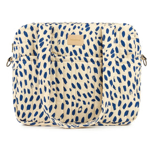 Nobodinoz - Waterproof Baby Changing Bag Hyde Park Leonie | Blue