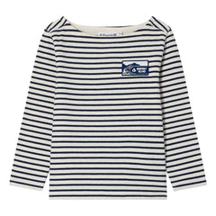 Bonpoint - Striped Baudelaire T-Shirt | Ecru