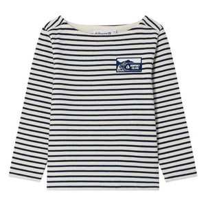 Bonpoint - Striped Baudelaire T-Shirt | Ecru