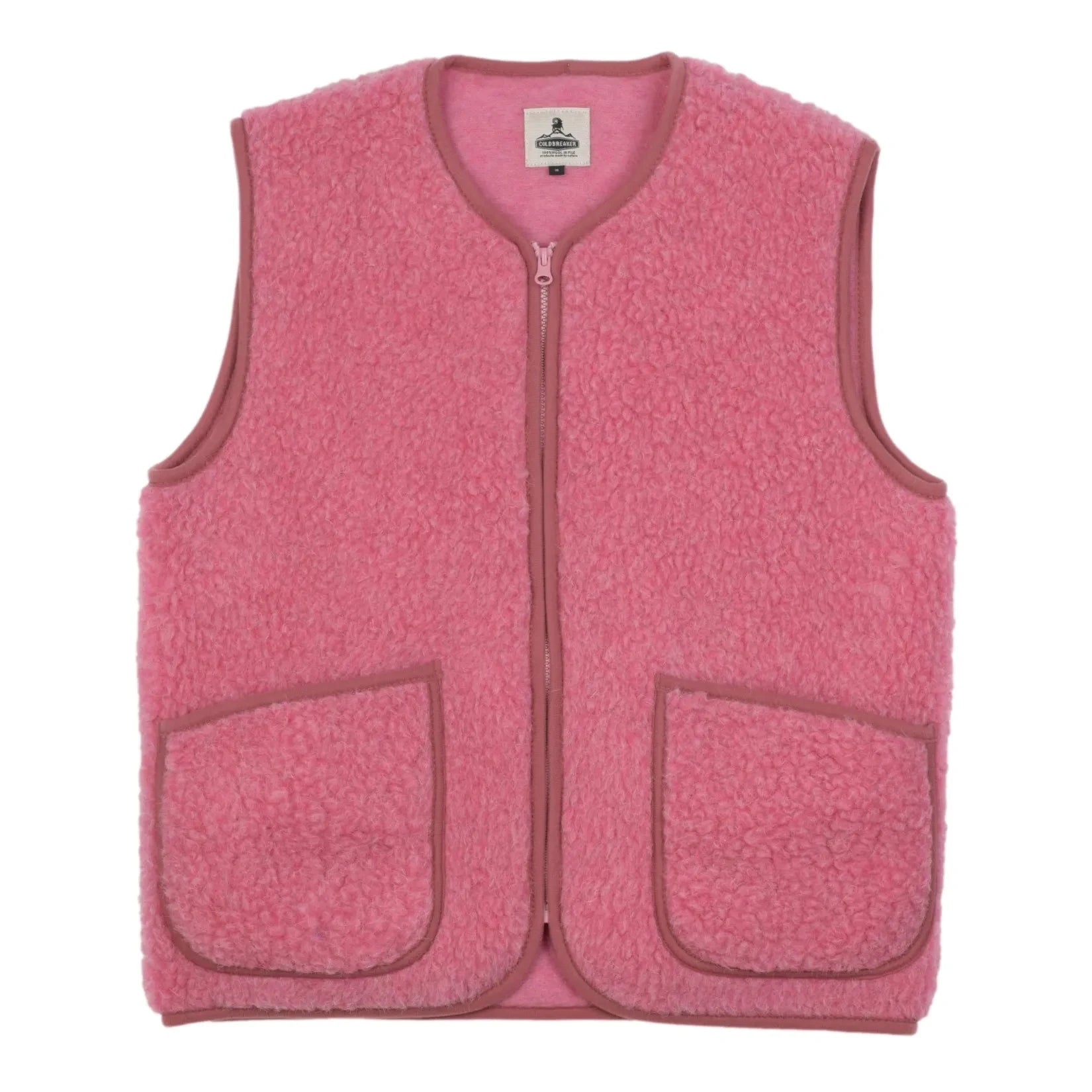 Coldbreaker - Pepitko Sleeveless Jacket | Pink