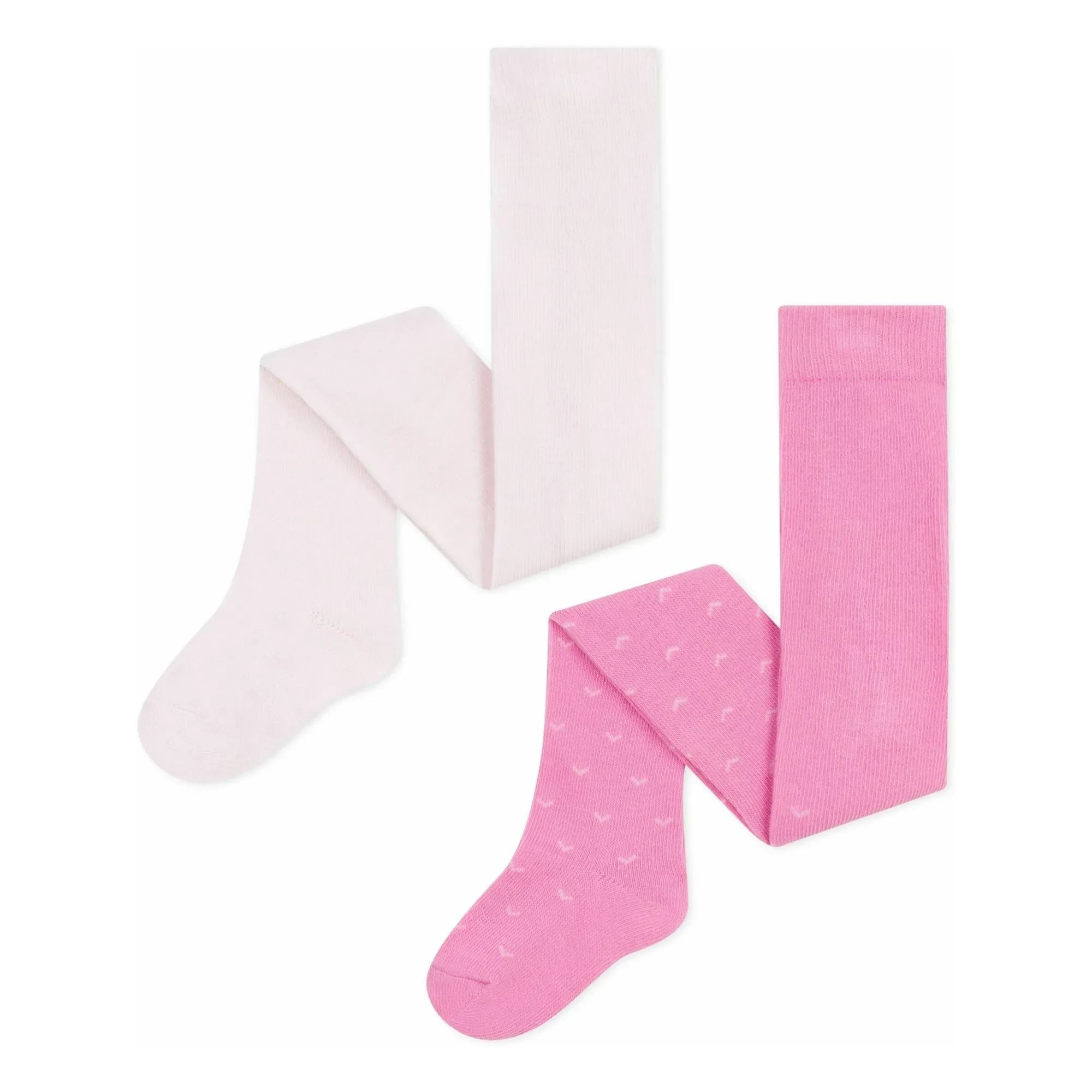Petit Bateau - Set of 2 Pairs of Knee-High Socks | Pink