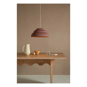Schneid Studio - Cascading Ceramic Pendant Lamp | Rust