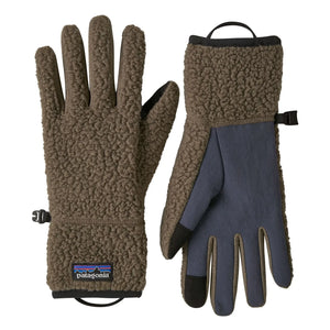 Patagonia - Retro Fleece Recycled Fiber Gloves | Brown