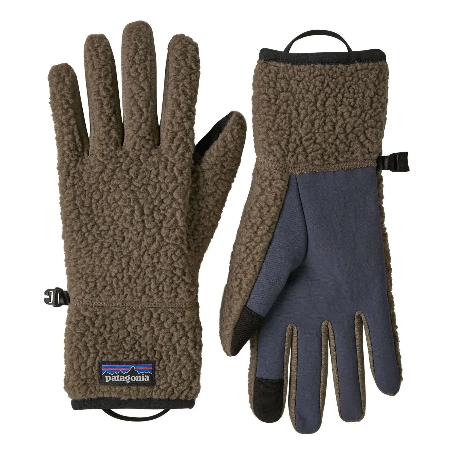 Patagonia - Retro Fleece Recycled Fiber Gloves | Brown