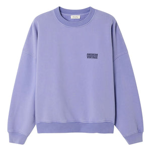 American Vintage - Plizzy Cotton Sweatshirt | Lavender