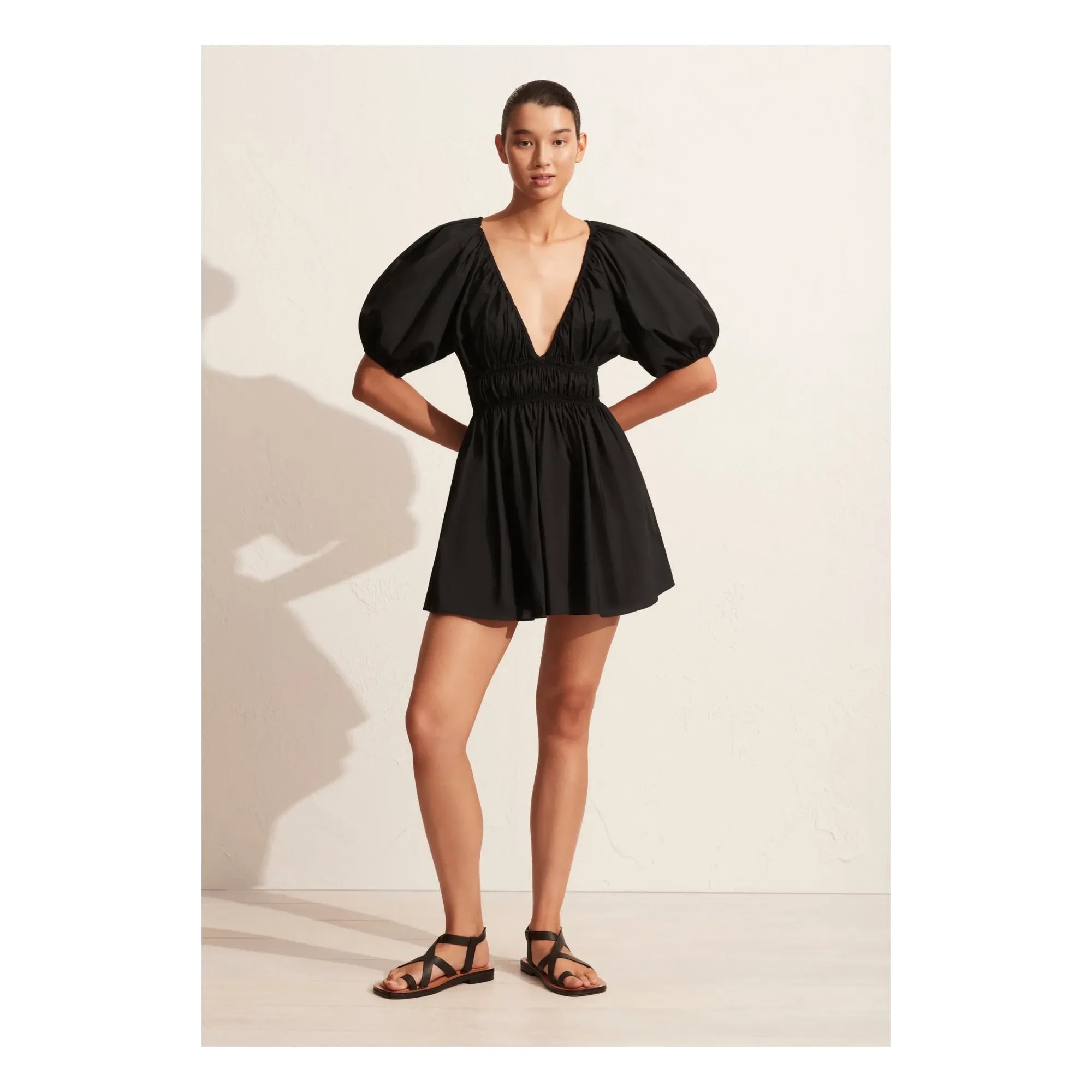 matteau mini dress - Shired Draped SOLERSUN Women Casual Holiday 992=handle1=Tall Dresser=frances-woven-rattan-tall-chest-of-4-drawers-natural Color:Pink Zinnia A mini version of