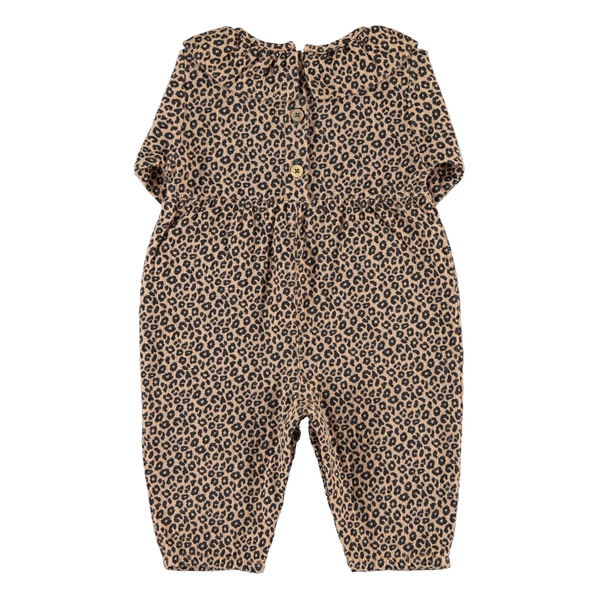 Piupiuchick - Leopard Jumpsuit | Brown