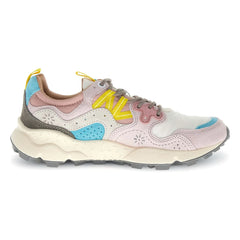 Flower Mountain - Yamano 3 Süet ve Naylon Sneaker | Açık Pembe