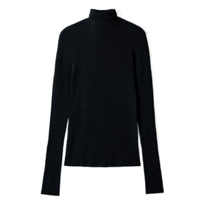 Bompard - Cashmere Ultra Thin Seamless Turtleneck Sweater | Black