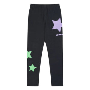 Jelly Mallow - Star Leggings | Charcoal Gray
