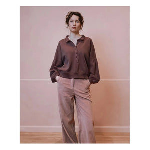 Emile et Ida - Sweat Polo Ennie | Plum