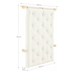 Karup Design - Wall-mounted Bedside Shelf 135x200 cm | Cream