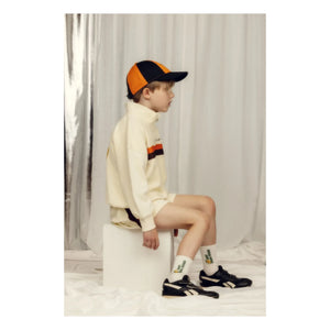 Mini Rodini - Alien City Organic Cotton Terry Shorts | Ecru