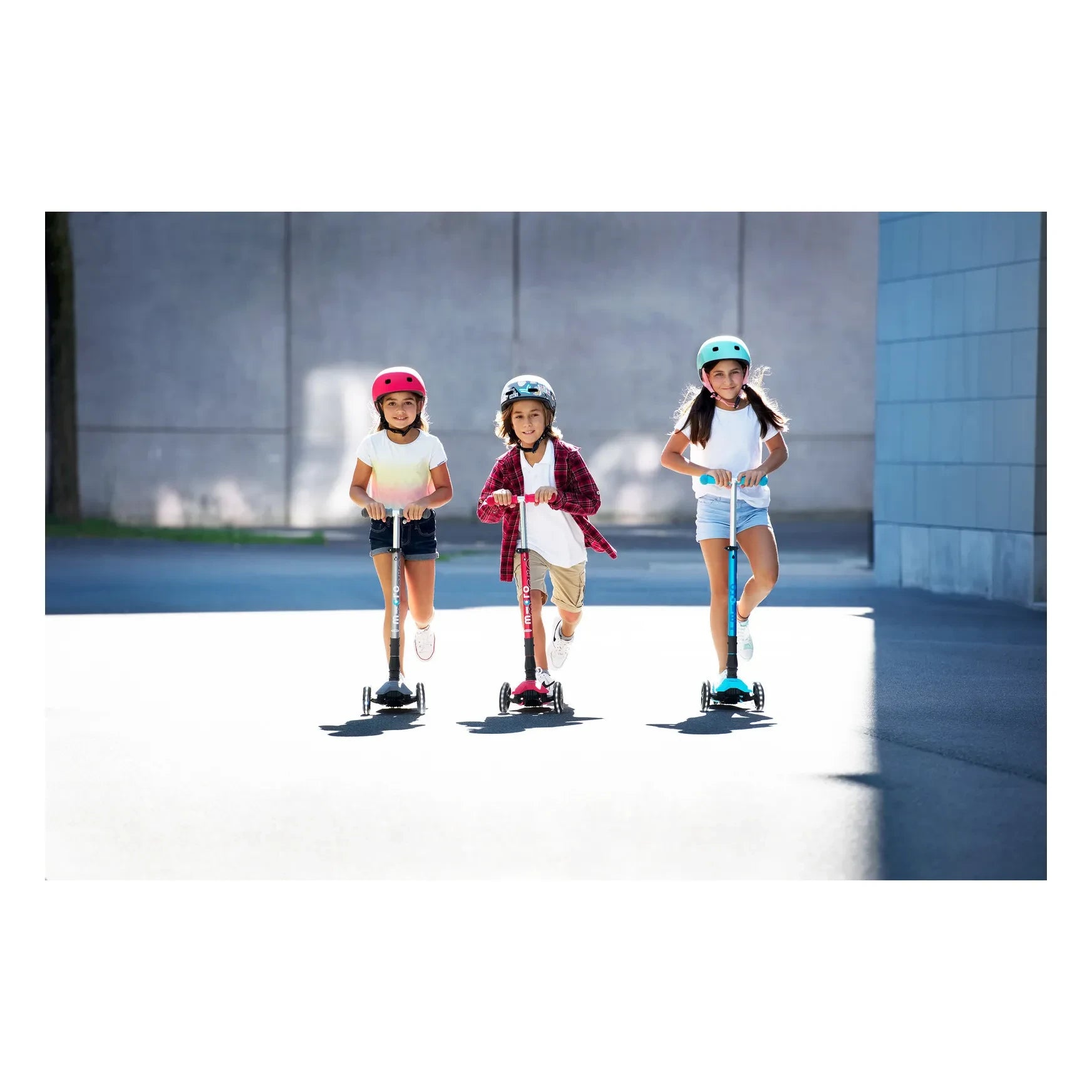 Micro - Maxi Katlanabilir LED Scooter | Gri