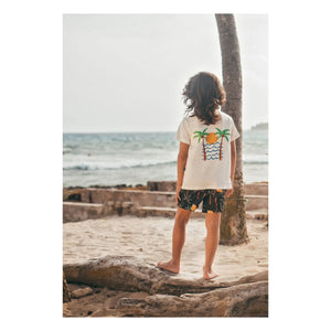 Pepita & Me - Black Palm Shorts